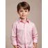 Camisa Social Menino Manga Longa Infantil De Botão Gola
