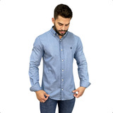 Camisa Social Oxford Jeans
