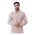Camisa Social Oxford Manga Longa Polo Masculina Caqui