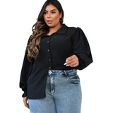 Camisa Social Plus Size
