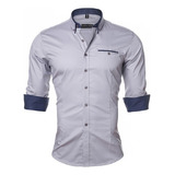 Camisa Social Slim Meia