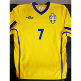 Camisa Suécia 2011 Larsson 7 - Rara Usada Uma Vez