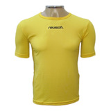 Camisa Térmica Infantil Manga Curta Amarela C Seu Nome 