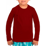 Camisa Térmica Infantil Proteção Solar Uv 50    0186