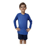 Camisa Termica Masculina Protecão Solar Uv Infantil Criança 