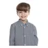 Camisa Tommy Hilfiger Baby Manga Longa Xadrez Azul