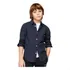 Camisa Tommy Hilfiger Infantil Manga Longa Stretch Azul