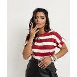 Camisa Tshirt Manga Dobrada