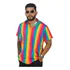 Camisa Unissex Listrada Colorida Arco Íris Raibow Lgbt 