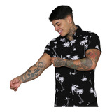 Camisa Viscose Floral Havaiana