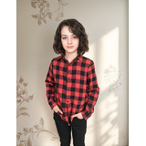 Camisa Xadrez Blusa Infantil