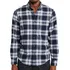 Camisa Xadrez Flanelada Abercrombie Masculina Tons De Azuis