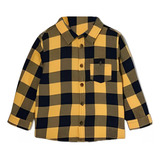 Camisa Xadrez Infantil Manga Longa Country