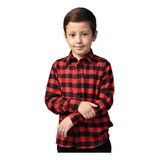 Camisa Xadrez Infantil Unissex