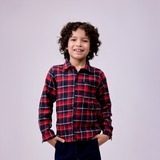 Camisa Xadrez Manga Longa