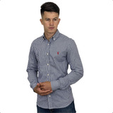 Camisa Xadrez Masculina Manga