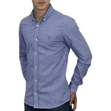 Camisa Xadrez Masculina Manga