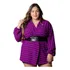 Camisão Plus Size Tamanho Grande Xadrez Festa Junina Kimono