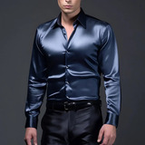 Camisas Masculinas De Seda