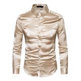 Camisas Sociais Luxuosas Cetim