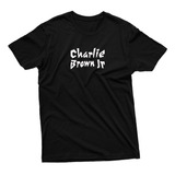 Camiseta 100% Algodão Estampada Charlie Brown Junior Escrito