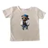 Camiseta 100  Algodão Infantil Menino Bebê Urso Estiloso