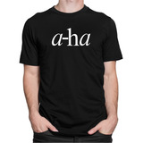 Camiseta A-ha Banda Pop Rock Música Anos 80 Camisa Blusa