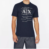 Camiseta A|x Armani Exchange Cotton Regular Fit Logo Printed