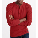 Camiseta Abercrombie Masculina Vermelha