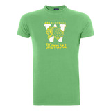 Camiseta Abercrombie Muscle Indian-w Warriors Verde Mescla