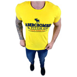 Camiseta Abercrombie Peruana Amarelo