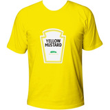 Camiseta Adulto Mostarda