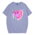 Camiseta Aesthetic Divertida Ursinho Fofo Manga Curta Preppy