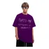Camiseta Aesthetic Old School Abcd Oversized Personalizada 