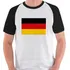 Camiseta Alemanha Bandeira Alemão Camisa Blusa Raglan