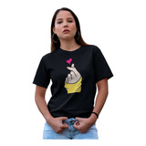 Camiseta Algodao Premium Coracao