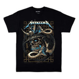 Camiseta Algodao Street Plus Rock N Roll Heavy Metallica 18