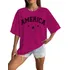 Camiseta America Estilosa Tumblr Moderna Street Wear Voguish