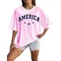 Camiseta America Moderna Estilosas Entertaining Vibes