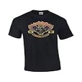 Camiseta American Racing Motors Engine Block  Preto  Medium