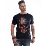 Camiseta American Skull Black