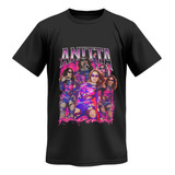Camiseta Anitta Cantora Brasileira Funk Pop Alta Qualidade