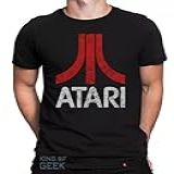Camiseta Atari Games Camisa Geek Retrô Clássicos Anos 80 Tamanho:g;cor:preto
