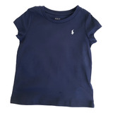 Camiseta Azul Marinho Manga