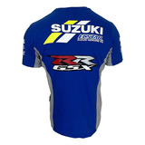 Camiseta Azul Masculina Suzuki