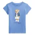 Camiseta Azul Polo Bear Ralph Lauren - Menina