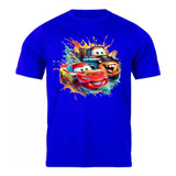 Camiseta Azul Relampago Mcqueen
