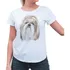 Camiseta Baby Look Blusa Shih Tzu Cachorro