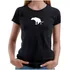 Camiseta Baby Look Cagando No Comunismo Cachorro Defecando