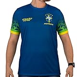 Camiseta Baby Look Feminina Pro Tork Brasil Seleção Copa 2022 Tam M Azul, Modelo: Cp-308az-2